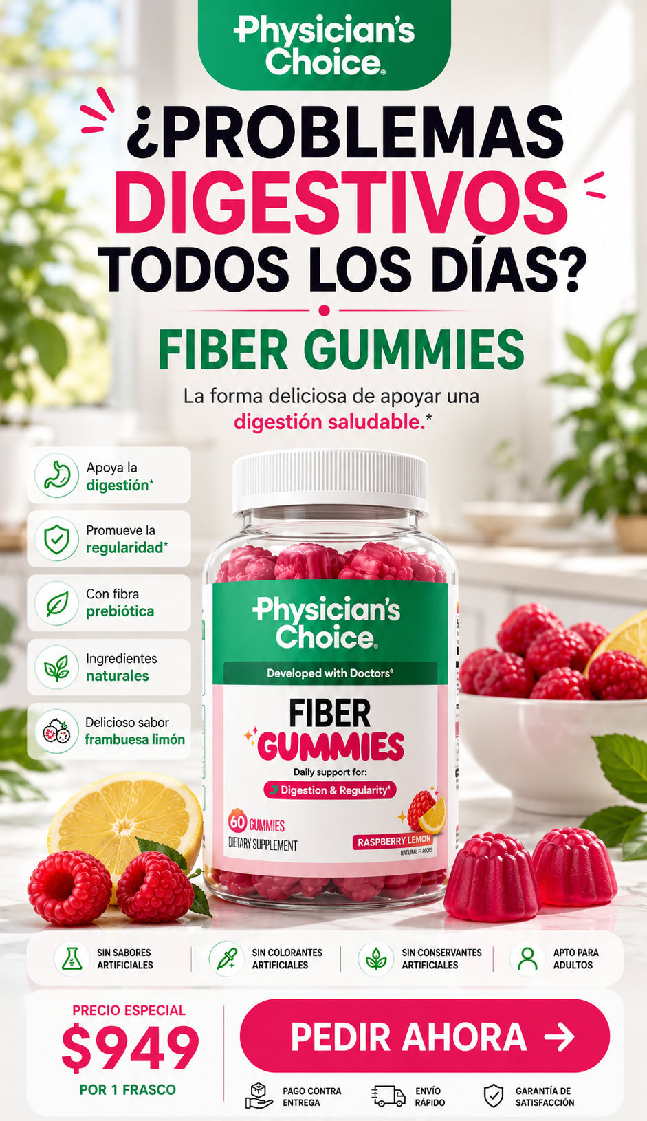 Physicians Choice Fibra 60 Gomas