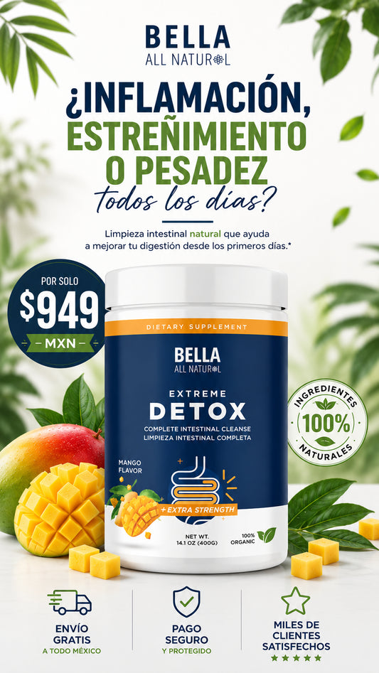 Suplemento Detox Bella 400 gramos